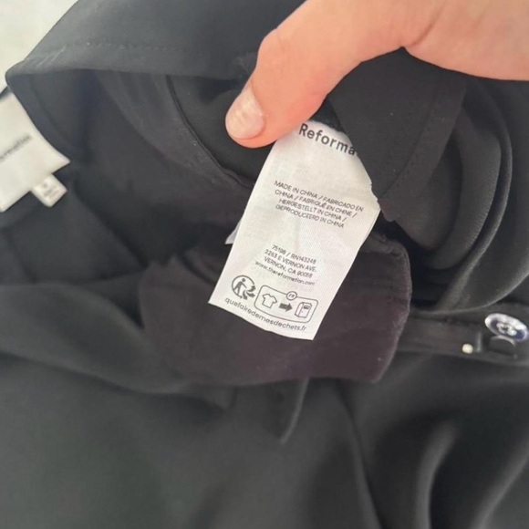 Reformation Vida Low Rise Pants - Picture 3 of 3